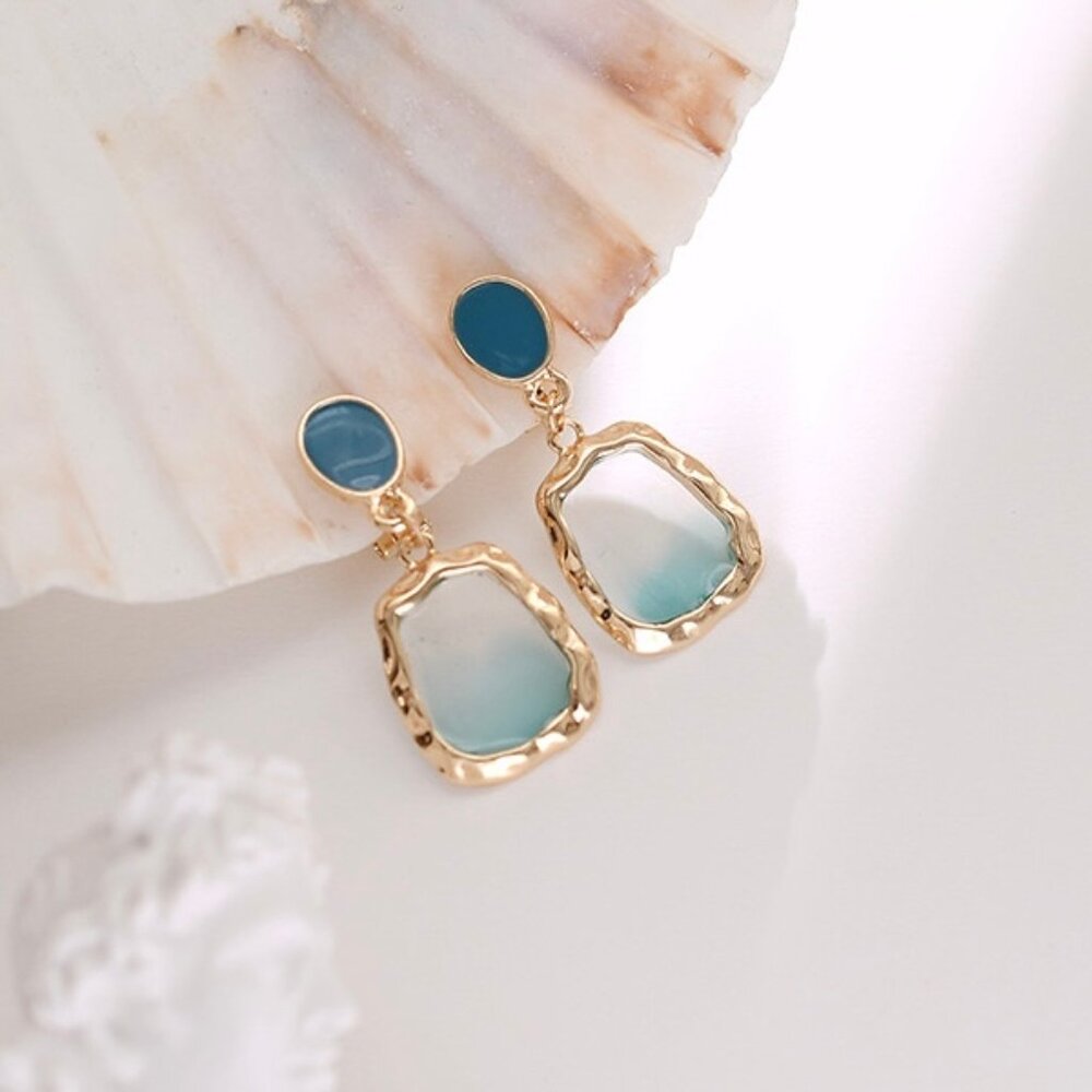 🔥2/$20 Blue Earrings S925 Silver Pin